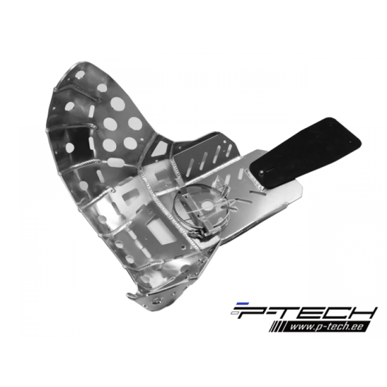 P-TECH (PK003) Skid Plate with Exhaust Pipe Guard and Plasti #4