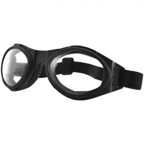 BOBSTER BUGEYE EXTREME SPORT GOGGLES BLACK LENSES CLEAR BA001C