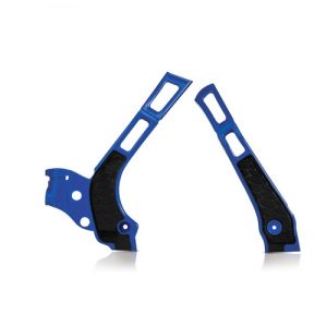 Acerbis X-Grip Frame Protector for YZ/WR 125-250 (06/19) - Blue/Silver
