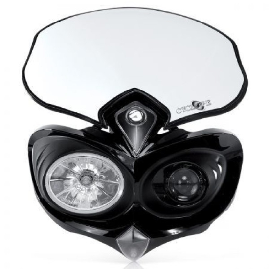 Acerbis Cyclope Black Headlight - AC 0003002.090 | Motorbike Parts & Accessories