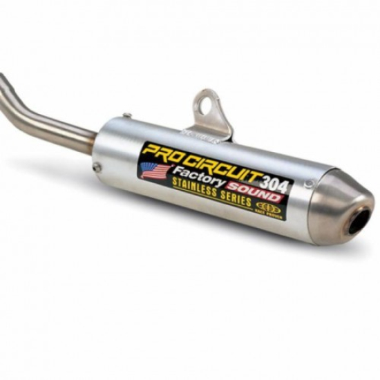 PRO CIRCUIT 304 Factory Sound Aluminium Stainless Silencer SS02250-SE