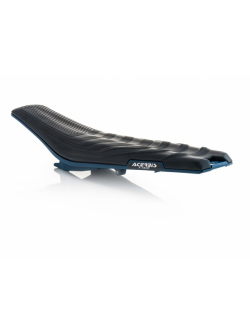 Acerbis X-Seats - Hard - Husqvarna FC 250-350-450 16/18 + FE 250-350-450-501 17/19 + TC125 16/18 + TC250 17/18 + TE 125-250-300 17/19 (Black * Blue) AC 0021879