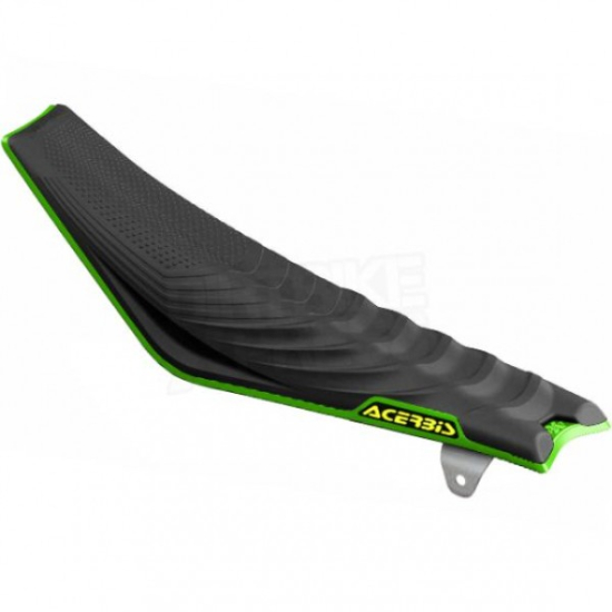 ACERBIS X-SEATS - HARD - KAWASAKI KXF 250 17/19 + 450 16/18 (BLACK * GREEN) AC 0021877