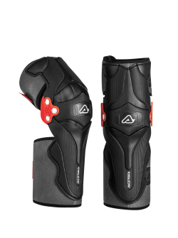 ACERBIS X-STRONG Knee Guards - Black/White AC 0016810