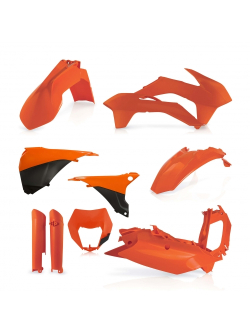 ACERBIS Full Kit Plastic KTM EXC 14-15 | Black, Orange, White