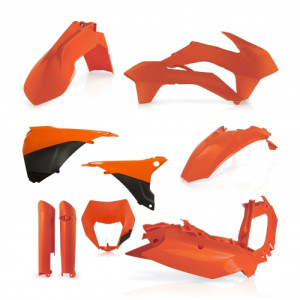 ACERBIS Full Kit Plastic KTM EXC 14-15 | Black, Orange, White