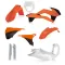 ACERBIS Full Kit Plastic KTM EXC 14-15 | Black, Orange, White