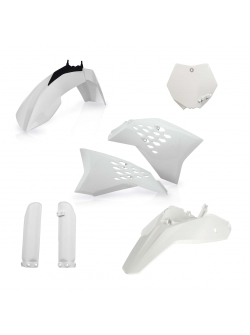 ACERBIS Full Kit Plastic for KTM SX65 09-12 (Black * Standard * White) AC 0016373