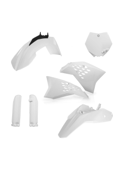 ACERBIS Full Kit Plastic for KTM SX65 2012-2015 (Black/White)