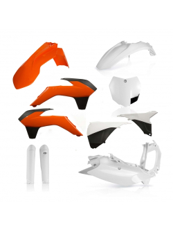 Acerbis Full Kit Plastics for KTM SX/SX-F 2015 - Black, Orange, White | Motorbike Parts