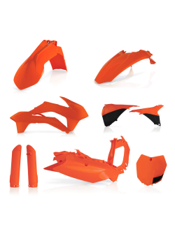 Acerbis Full Kit Plastics for KTM SX/SX-F 2015 - Black, Orange, White | Motorbike Parts