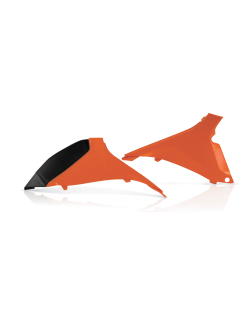 Acerbis Filterbox Cover for KTM SX & SXF - Black/Orange/White