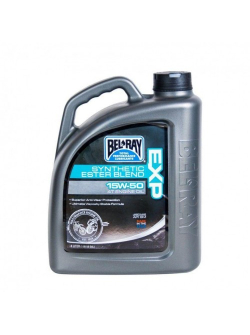 BEL-RAY EXP Semi-Synthetic 4-Stroke Engine Oil 15W-50 - 4L | Motorcycle Lubricants