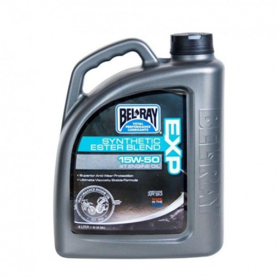 BEL-RAY EXP Semi-Synthetic 4-Stroke Engine Oil 15W-50 - 4L | Motorcycle Lubricants