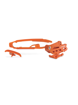 ACERBIS Kit Chain Guides+Chain Slider KTM SX 11-15 (Black & Orange) AC 0016856