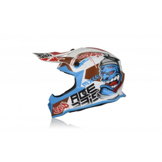 ACERBIS Kid Steel Helmet - Multiple Colors (Sizes 50, 52, 54 #28