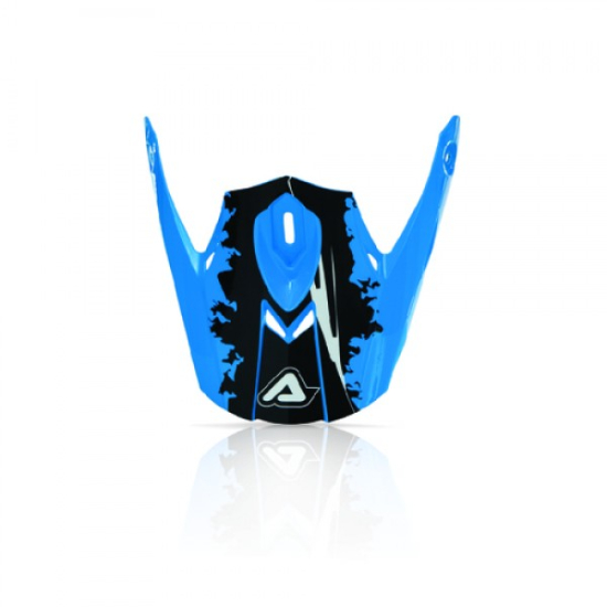 ACERBIS Visor Replacement for X-PRO Helmet (Blue/Yellow * White) AC 0016829