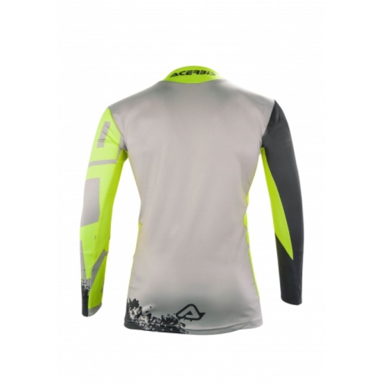 Acerbis Aerotuned MX Jersey - Grey/Yellow (S & M) #2