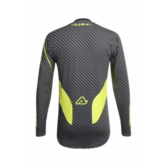 ACERBIS MX Carbon-Titan Jersey - Grey/Flo Yellow (S, M, L, X #1