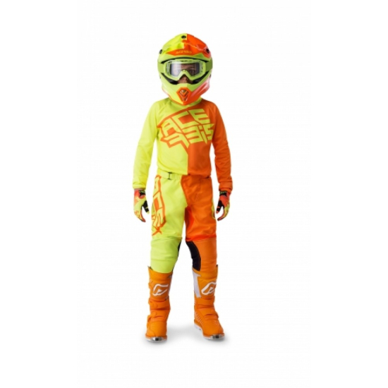 ACERBIS MX Eclipse Kid Jersey - Flo Yellow/Orange (XS * S * M * L * XL * XXL) AC 0023222.271