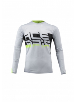 ACERBIS MX Iyengar Vented Jersey - Grey/Flo Yellow (S * M * XL * XXL) AC 0022901.290