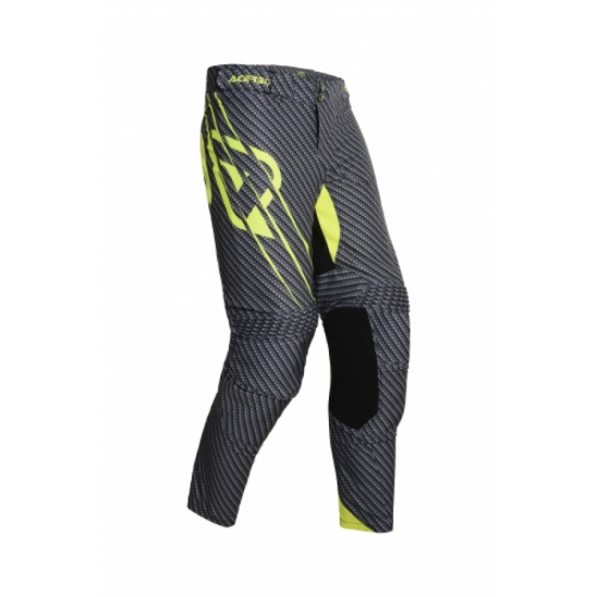 ACERBIS MX CARBON-TITAN FLEX PANTS - GREY/FLO YELLOW (28 * 30 * 32 * 34 * 36 * 38) AC 0022913.290