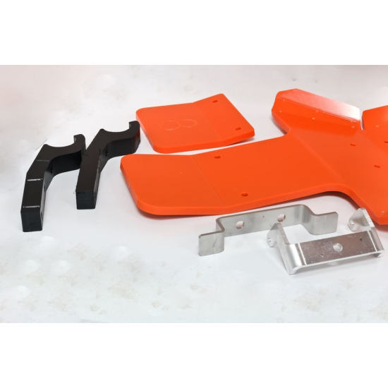 AXP Racing HDPE XTREM 8MM SKID PLATE & LINKAGE GUARD for KTM #3