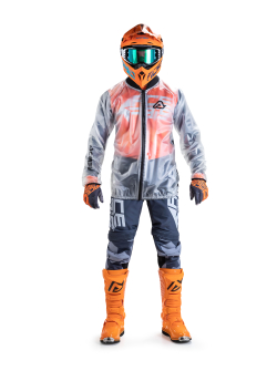 ACERBIS TRANSPARENT PRO RAIN JACKET 3.0 - CLEAR