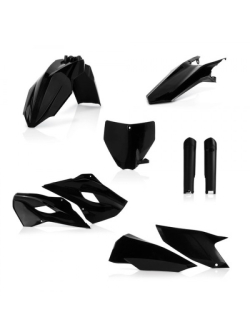 ACERBIS Full Plastic Kits for Husqvarna TC/FC Motorbikes (Black) - Compatible with TC125, TC250, FC 2014-2016 Models