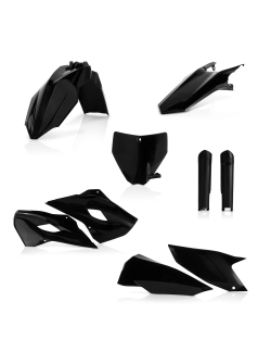 ACERBIS Full Plastic Kits for Husqvarna TC/FC Motorbikes (Black) - Compatible with TC125, TC250, FC 2014-2016 Models