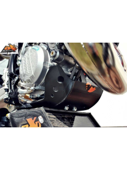 HDPE 6MM Skid Plate Black KTM 125SX 2016 - 2019 AX1363 | AXP Racing