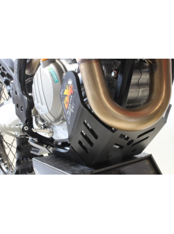 HDPE XTREM 8MM Skid Plate & Linkage Guard Black KTM Husqvarna 450SXF 450XCF FC450 FX450 2019 AX1501