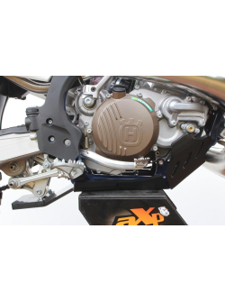 HDPE XTREM 8MM SKID PLATE & LINKAGE GUARD BLACK KTM HUSQVARNA 250SX 250XC 300XC TC250 TX300 2019 AX1504