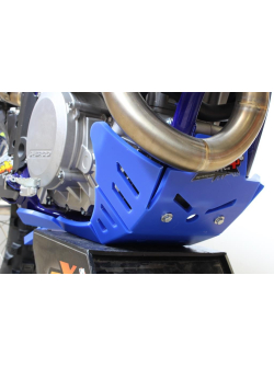 HDPE XTREM 8MM Skid Plate & Linkage Guard Blue Sherco 450SEF Factory, 500SEF Factory, 450SEFR, 500SEFR, 450SCF Factory, 500SCF Factory 2019 AX1514 - AXP Racing