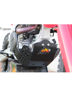 HDPE XTREM 8MM SKID PLATE & LINKAGE GUARD BLACK HONDA CRF450L 2019 AX1522