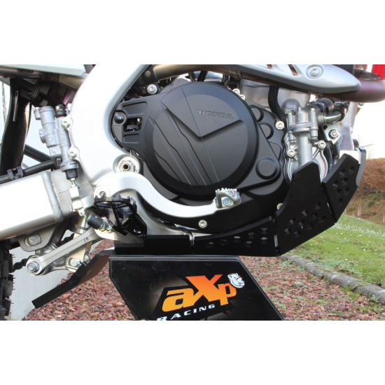 HDPE XTREM 8MM SKID PLATE & LINKAGE GUARD BLACK HONDA CRF450 #2