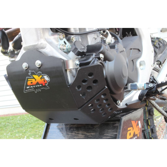 HDPE XTREM 8MM SKID PLATE & LINKAGE GUARD BLACK HONDA CRF450 #4