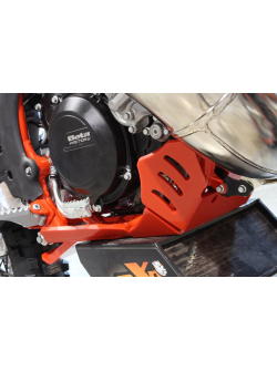 HDPE XTREM 8MM Skid Plate & Linkage Guard Red Beta 250RR 300RR 2018 - 2019 - AX1527