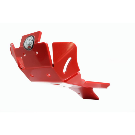 HDPE XTREM 8MM SKID PLATE & LINKAGE GUARD RED GAS GAS EC250  #1