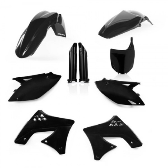 ACERBIS Full Kit Plastic for Kawasaki KXF250 2009-2012 (Black, Standard 2009, Standard 2010, White) - AC 0013978