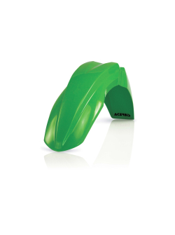 ACERBIS Kawasaki KXF250/450 Front Fender 09-12 (Black/Green/White) - Premium Motorbike Parts