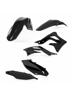 Premium ACERBIS Plastics Kit for Kawasaki KXF 450 2012 (Black/Standard/White)