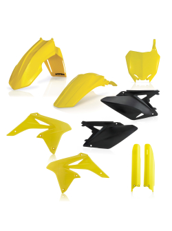 ACERBIS Complete Plastic Kit for Suzuki RMZ 250 (2010-2018) - Black & Flo Yellow