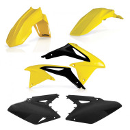 Acerbis Plastics Kit for Suzuki RMZ 450 (2008-2017) - Black/Flo Yellow