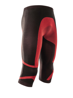 ACERBIS UNDERWEAR 3/4 X-BODY SUMMER PANTS - BLACK/RED (S/M * L/XL * XXL) AC 0021911.323