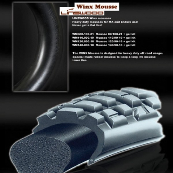 Linswood BIB Mousse Tyre - 140/80-18 WM140.080.18