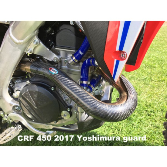 PRO-CARBON RACING Honda Exhaust Guard - CRF 450 2017-18 For Yoshimura pipe