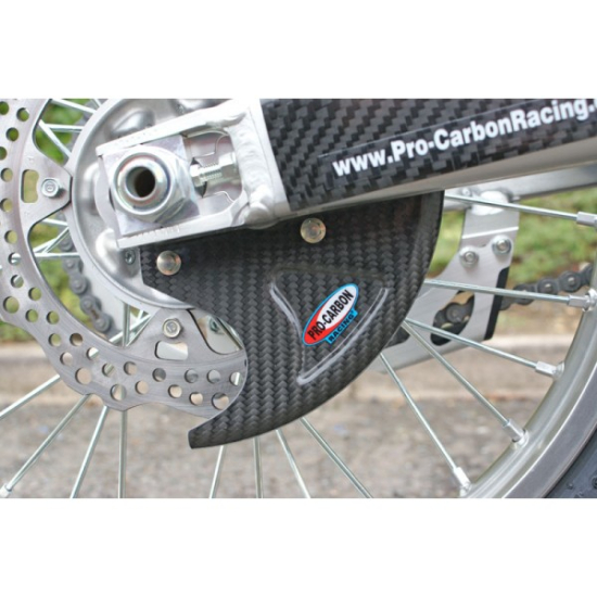 PRO-CARBON RACING Honda Rear Disc Guard - All CR/CRF 125 to 450 2002-19