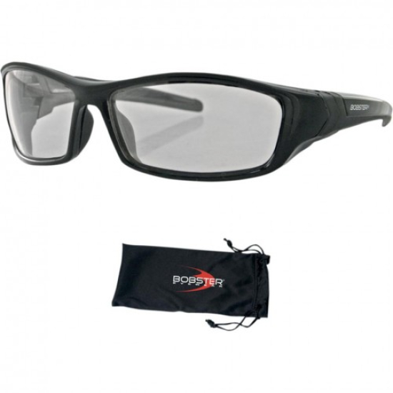 BOBSTER Hooligan Street Sunglasses - Black with Photochromic Lenses