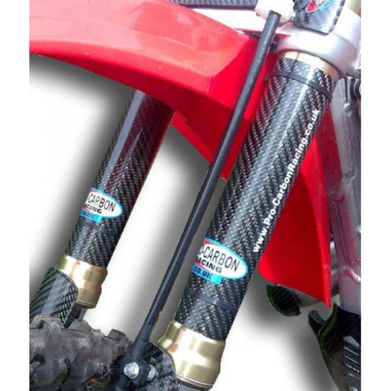 PRO-CARBON RACING Honda Upper Fork Protectors - CR 125/250 All Years